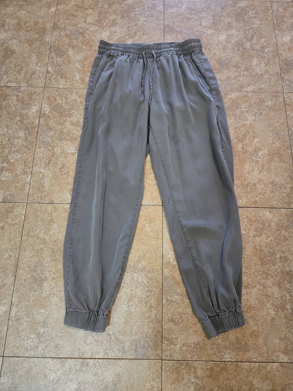 Magaschoni Slate Blue Elastic Waist Jogger Pants